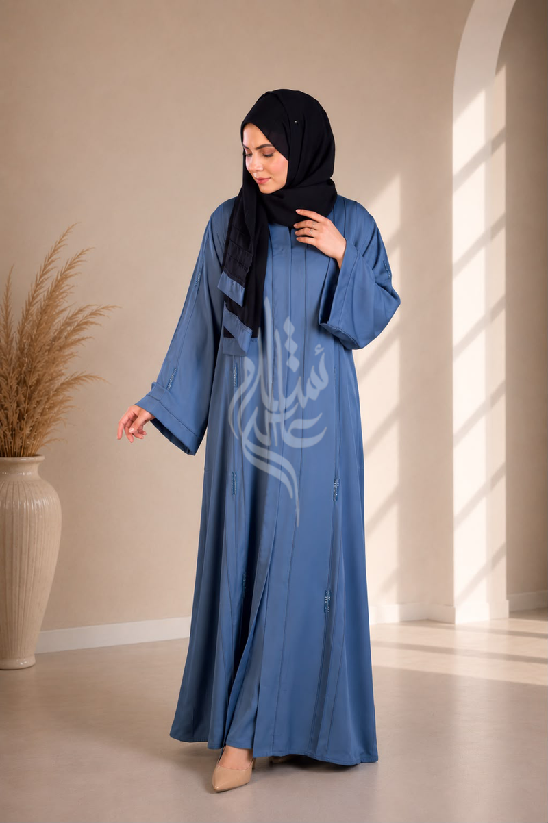 Blue Abaya