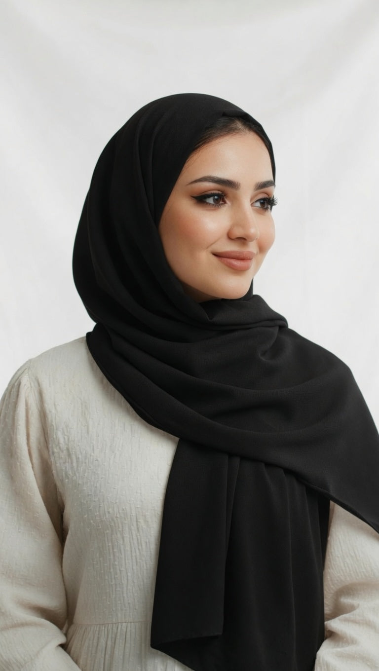 Turkish lawn Hijab XL